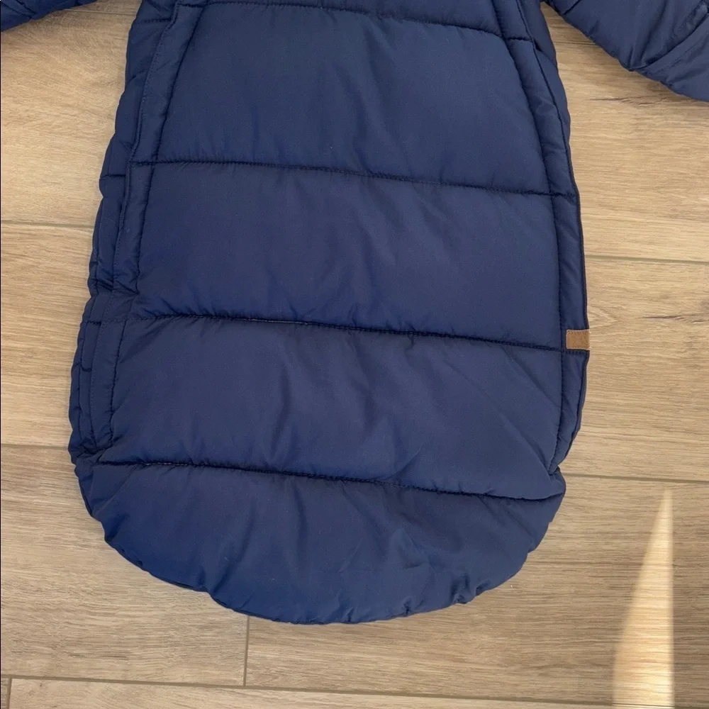 H&M PADDED ALL-IN-ONE SUIT Navy Blue Kids Sleep Sack size 2-6 months